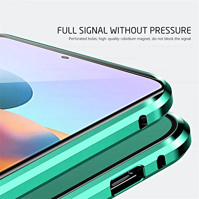 Magnetic Tempered Glass Double-sided Phone Case For Samsung S23/S22 series