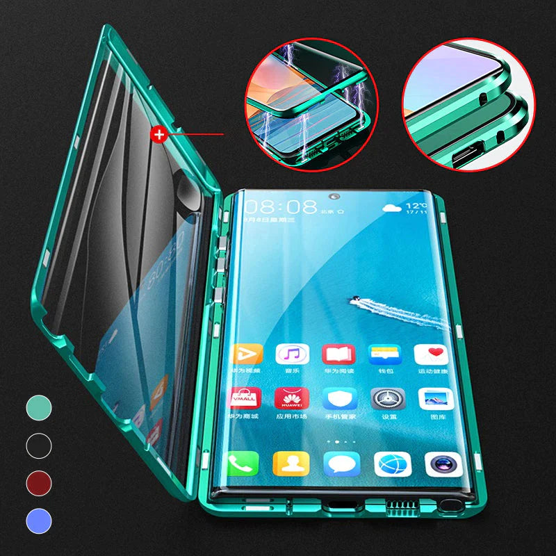 Magnetic Tempered Glass Double-sided Phone Case For Samsung S23/S22 series