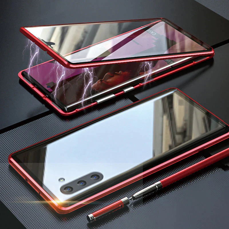 Magnetic Tempered Glass Double-sided Phone Case For Samsung S23/S22 series