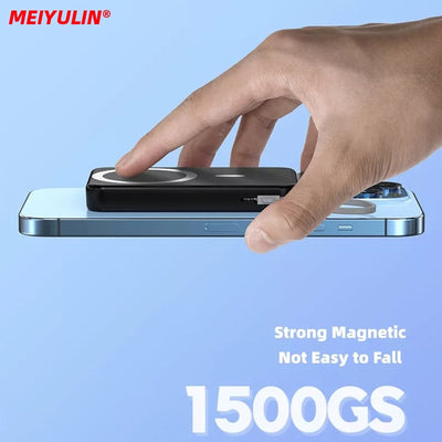 Magnetic Wireless Power Bank 15W Fast Charger for iPhone