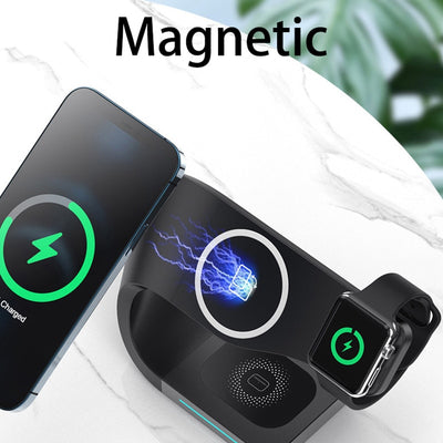 Magnetic 3 in 1 Wireless Charger for Magsafe iWatch Airpod iPhone