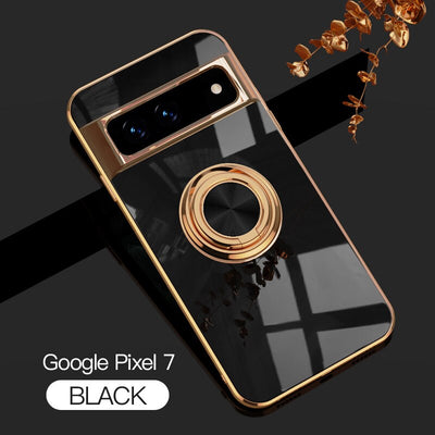 Luxury Soft Plating Holder Case For Google Pixel 7 Pro