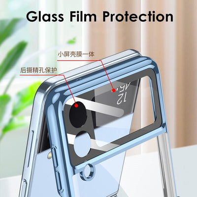 new version Plating Magnetic Hinge Case for Samsung Galaxy Z Flip 4