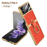 Luxury Ring Holder Case For Samsung Galaxy Z Flip 4
