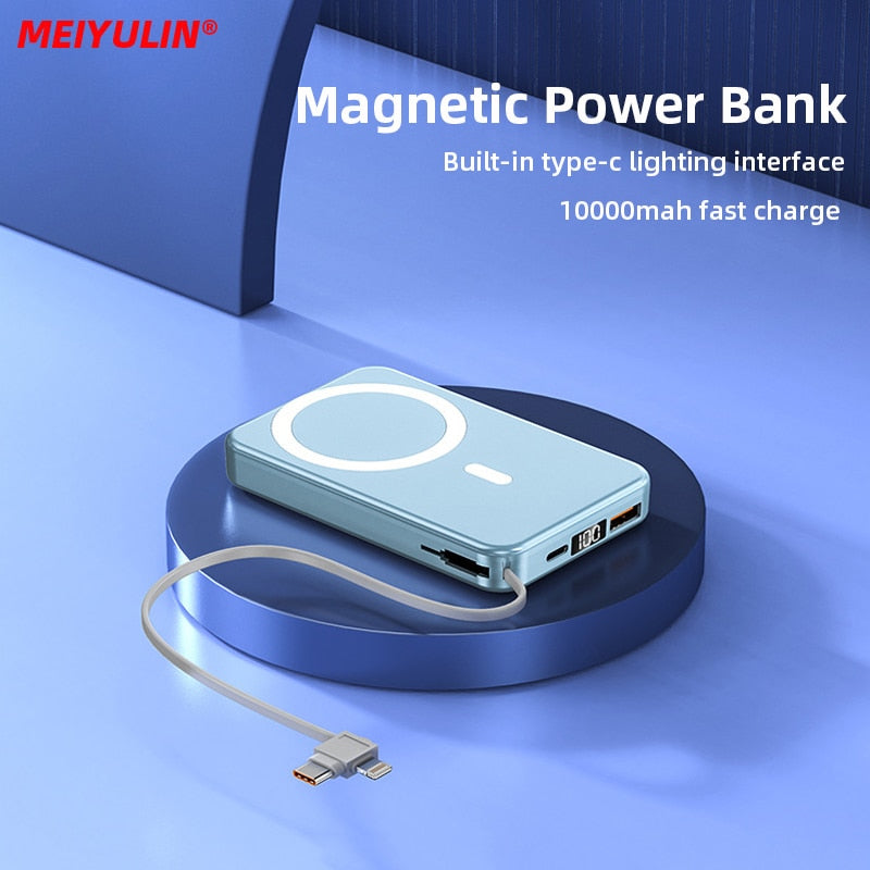 Magnetic Wireless Power Bank 15W Fast Charger for iPhone