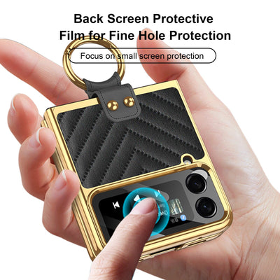 Luxury Ring Holder Case For Samsung Galaxy Z Flip 4