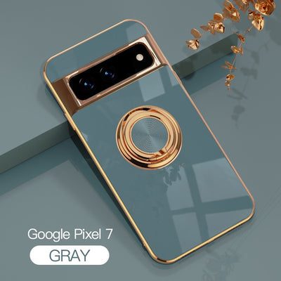 Luxury Soft Plating Holder Case For Google Pixel 7 Pro