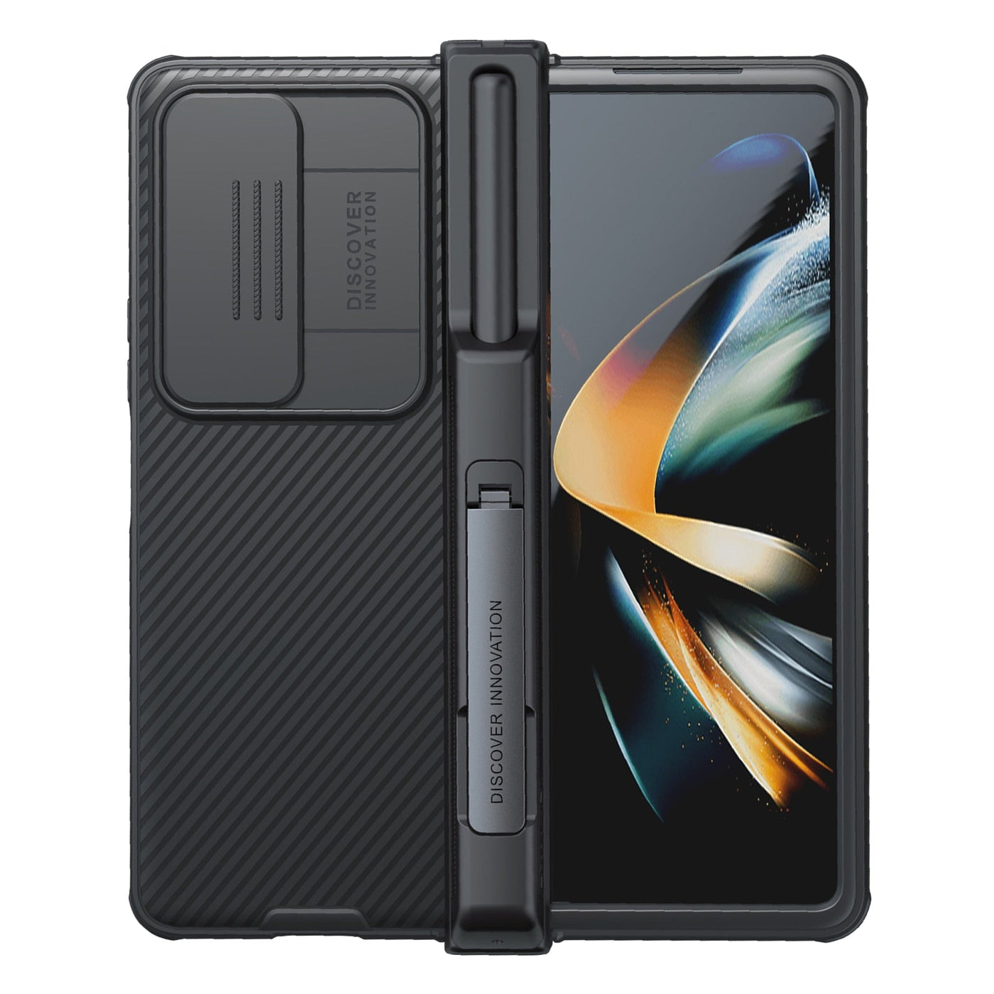 Slide case Camera Protector With S-Pen Pocket For Galaxy Z Fold 4