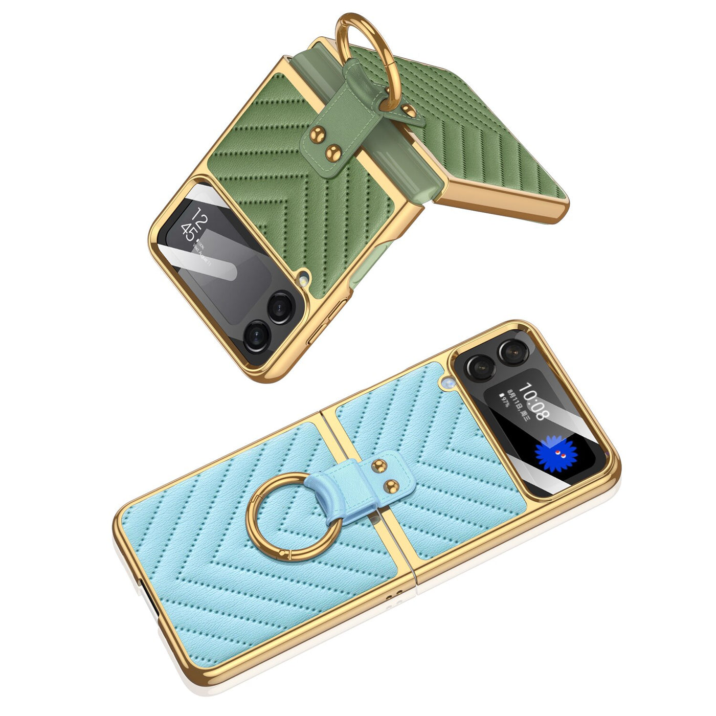 Luxury Ring Holder Case For Samsung Galaxy Z Flip 4