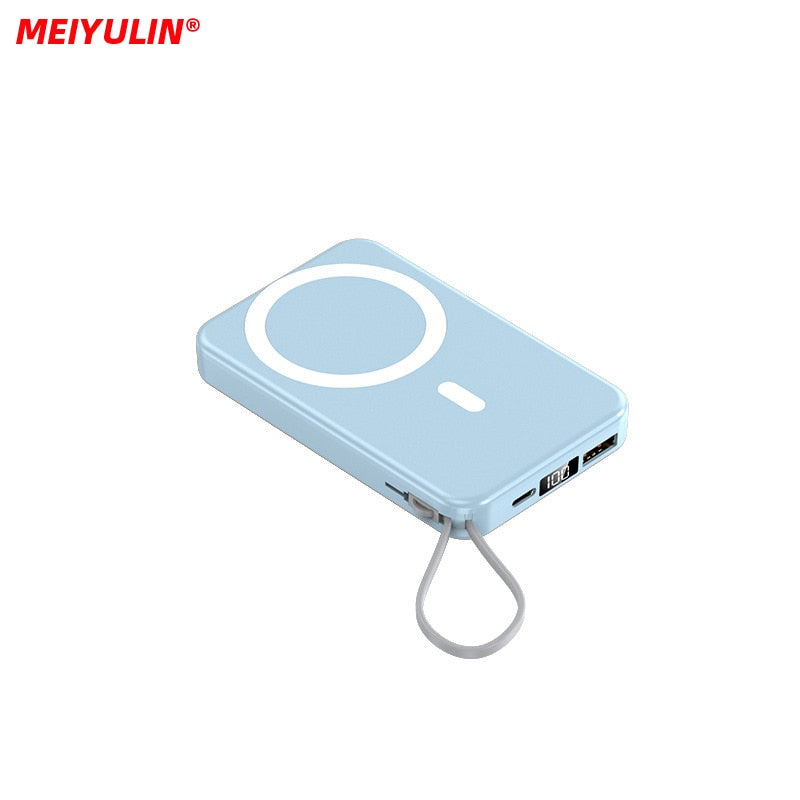 Magnetic Wireless Power Bank 15W Fast Charger for iPhone