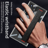 Transparent Shockproof Case with Soft Wrist Band For Galaxy S23 Ultra