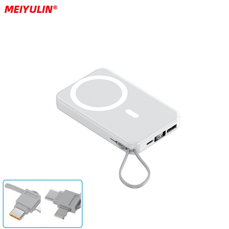 Magnetic Wireless Power Bank 15W Fast Charger for iPhone