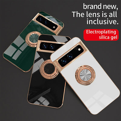 Luxury Soft Plating Holder Case For Google Pixel 7 Pro