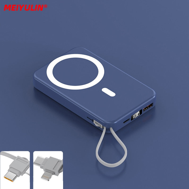 Magnetic Wireless Power Bank 15W Fast Charger for iPhone