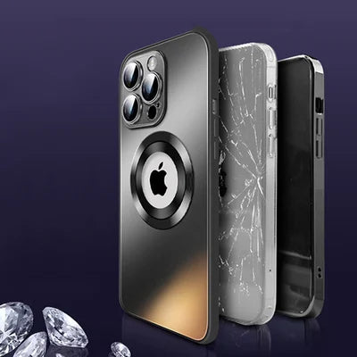 Premium Case With Camera Lens Protector For iPhone